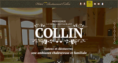 Desktop Screenshot of hotelcollin.fr
