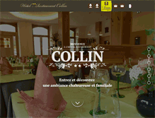 Tablet Screenshot of hotelcollin.fr